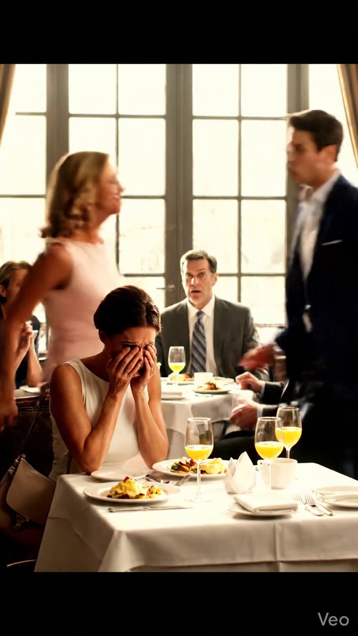 Ma soeur m'a frappé à la famille Brunch, disant que je n'aurais jamais épousé un homme comme la sienne. Puis mon mari est entré et son fiancé l'a appelé patron. Rois