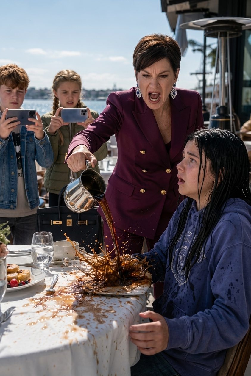 „Du selbstsüchtiger Müll“, sagte meine Mutter, als sie beim Familienbrunch Kaffee über meinen Kopf schüttete, während meine Geschwister gefilmt und lachteen. Sie dachten, ich wäre der kaputte Kabinenverlierer und dieses Video würde mich online demütigen. Bis Montag wussten 4 Millionen Menschen, dass ich meine AI-Firma für neun Zahlen verkauft habe. Am Dienstag wurde mein Bruder auf einen Zoom-Anruf gefeuert und am Donnerstag war die Polizei an meinem Tor... Nachrichten