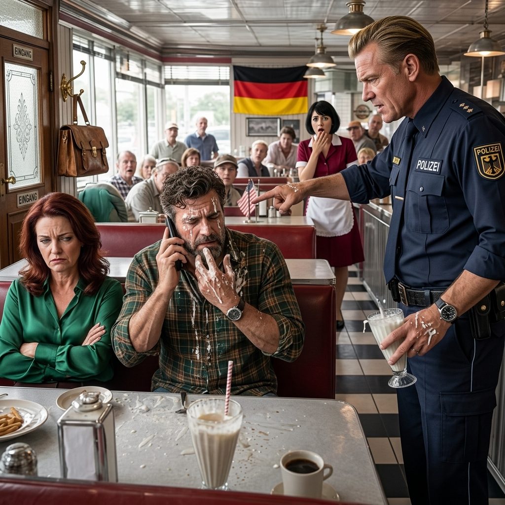Sheriff úgy bánt velem, mint egy trash és egy tejturmixot dobott rám.