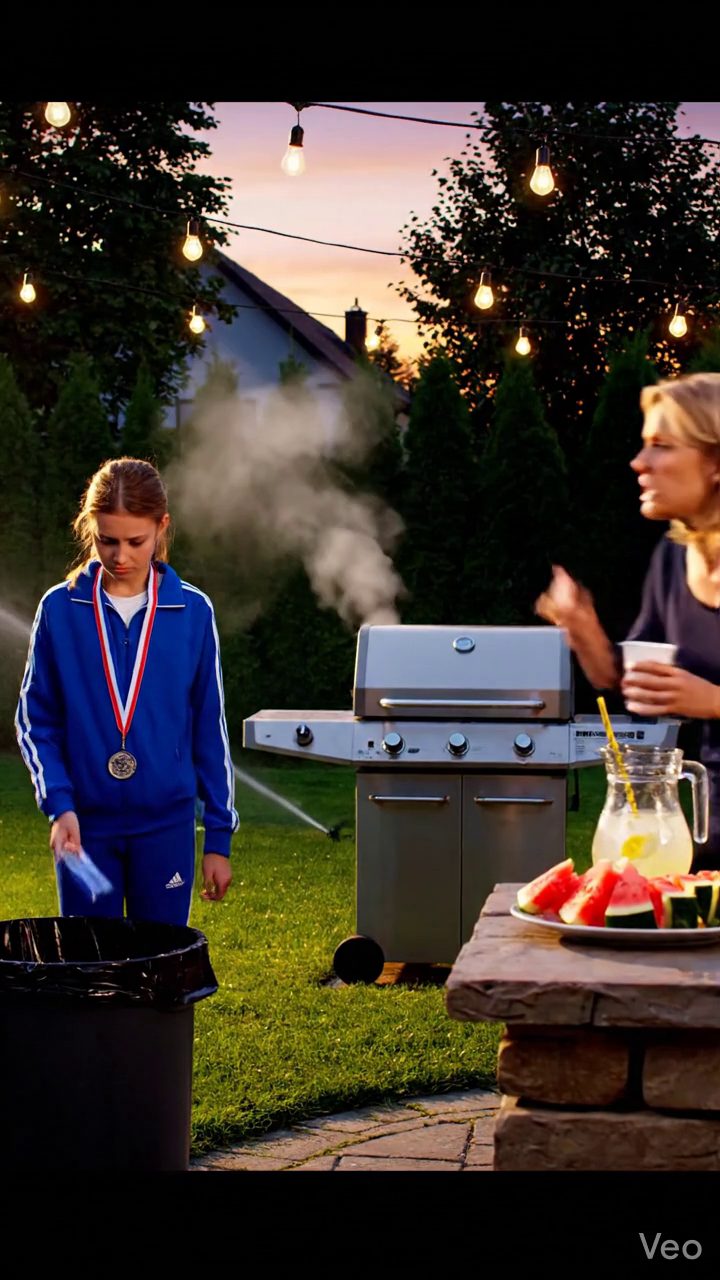Bei einem Familiengrill warf meine Schwester im Gesetz alle meine 12 Jahre alten Medaillen in den Küchen Müll, weil sie ihren Cousin übersah, und als meine Mutter im Gesetz sagte: