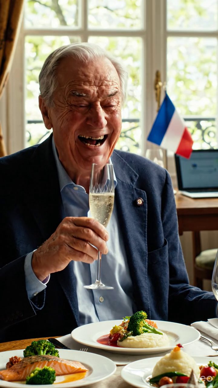 Lors d'un brunch du dimanche calme, mon grand-père a élevé sa mimosa et a dit,