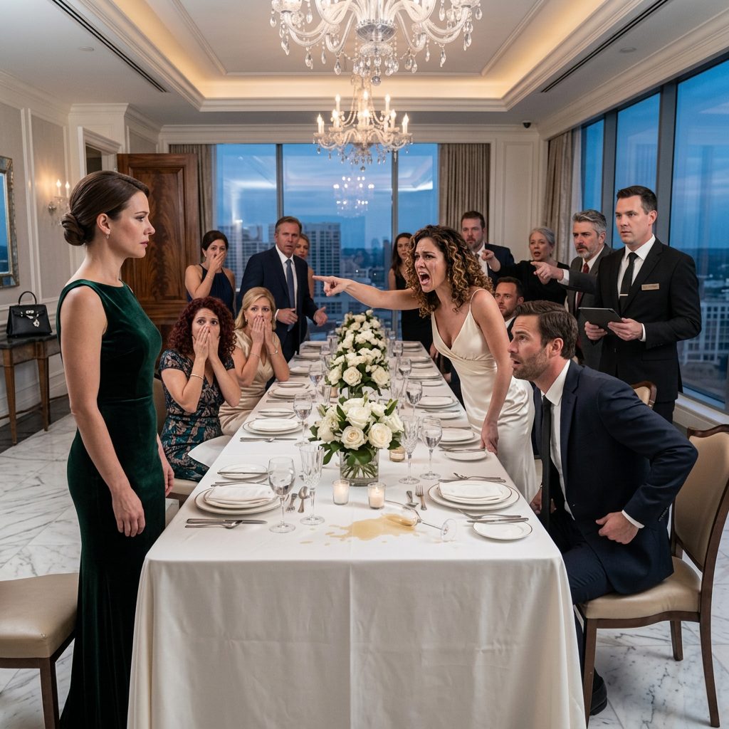 Tu ne peux pas te permettre de rester ici, ma soeur a ronflé au mariage de famille. C'est un hôtel de luxe, pas un motel. J'ai vérifié tranquillement à la salle du budget. Le directeur s'est approché de sa table. Mme Anderson, pourquoi la soeur du propriétaire est-elle dans notre plus petite chambre ? Nouveau jour