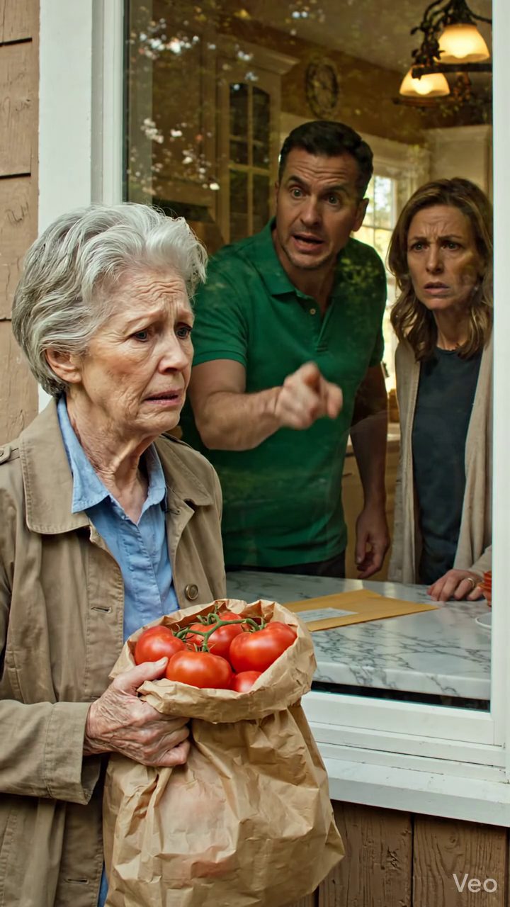 Je n'ai laissé que des tomates de jardin sur le porche de ma fille quand j'ai entendu mon fils à l'intérieur dire, 'Elle n'a pas à l'aimer. Elle doit juste y aller. Puis ma fille murmura mon nom, un étranger nommé Irène fut mentionné, et un mot fit geler ma main près de la porte. J'ai posé les tomates tranquillement, parce que soudain ils ne se sentaient plus comme un cadeau. Ils se sentaient comme la seule preuve que j'avais marché trop tôt. Pleins feux8