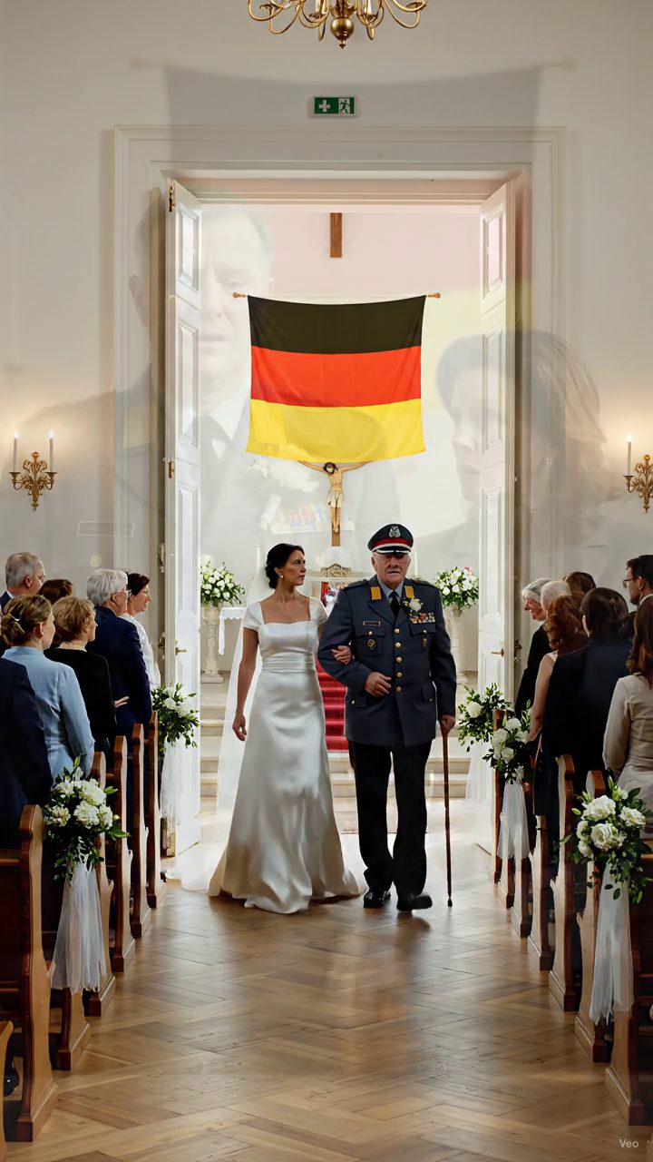 Mein Vater sagte, er konnte mich nicht nach unten gehen die Aisle in diesem Kleid... Dann der pensionierte Feldwebel Major Er nie erwartet, um meinen Arm vor der ganzen Kapelle zu sehen Nachrichten
