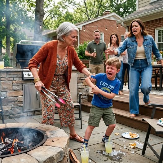 Pendant un barbecue familial, mon neveu a croisé mon fils de 7 ans et est tombé, mais tout le monde a blâmé mon garçon avant que je puisse parler. Puis ma mère a fait quelque chose avec un barbecue chaud rouge qui l'a laissé crier. Ma famille a agi comme si rien de grave n'était arrivé jusqu'à ce qu'un bruit de l'extérieur ait tout changé. Rois