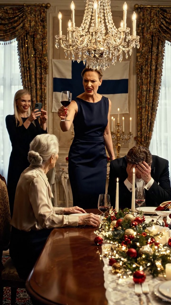Tyttäreni oikeustieteessä... ylellinen jouluillallinen Chicagossa, hän nosti viinilasinsa ja sanoi: