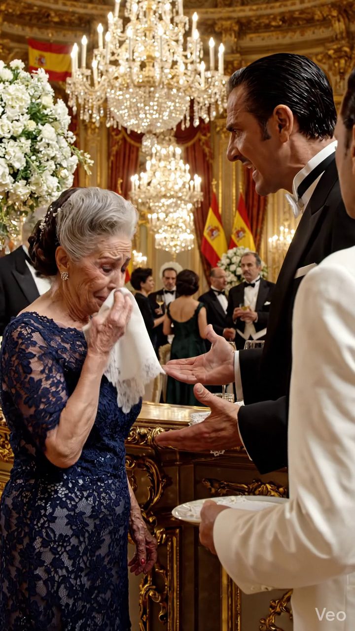 Ella llegó a una placa de salmón en la boda de Su nieto y su propio hijo detuvieron al camarero en frente de 200 invitados. “No eres familia. No la sirvas.