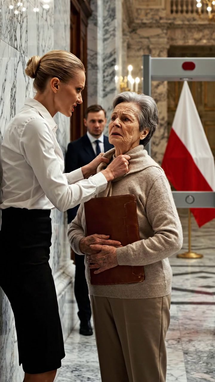 Moja teściowa wepchnęła mnie do sądu i nazwała "brudną starą kobietą" przed urzędnikami, prawnikami i moim synem. David stał metr dalej w szarym garniturze i nic nie powiedział. Myślała, że przyszedłem ich zawstydzić, dopóki komornik nie zadzwonił do sprawy, a Clara w końcu zauważyła zapieczętowany teczkę pod moją ręką.