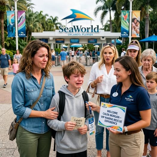 Meine Schwester sagte, mein Sohn sei nicht an SeaWorld gebunden, also habe ich ihm ein $25.000 VIP-Erlebnis direkt vor ihren Kids Royals gebucht.