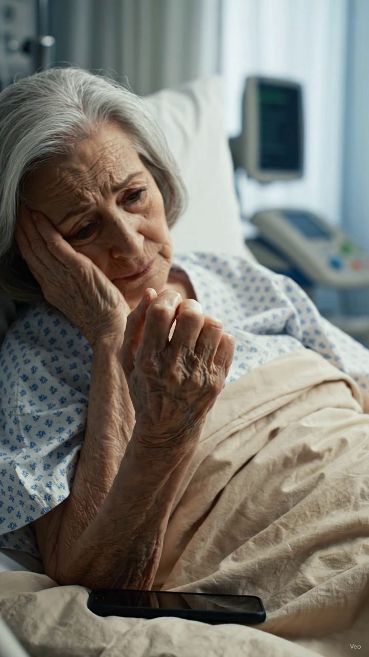 Todavía estaba temblando de la cirugía de cadera cuando llamé a mi hijo de una cama de hospital fría y susurré que no podía soportarme solo.
