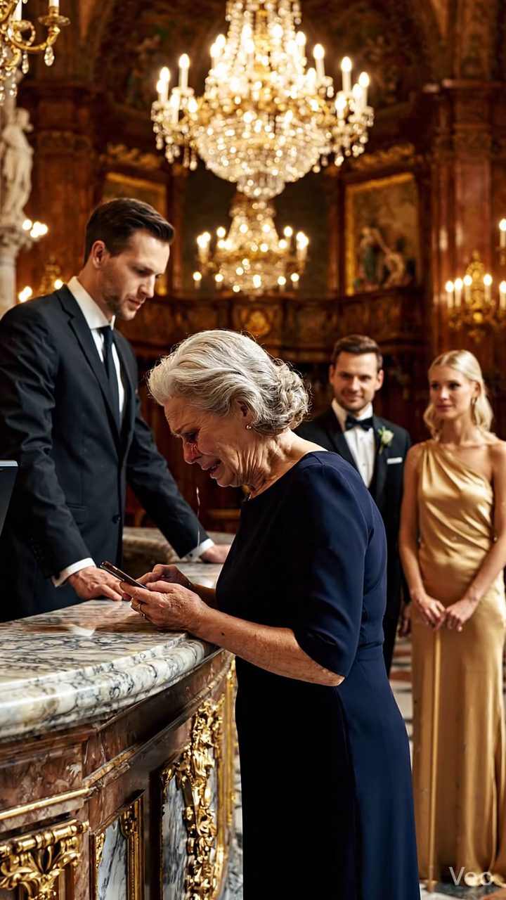 Er hat sein Mutterzimmer abgebrochen. Morgens besaß sie die Hochzeit.
