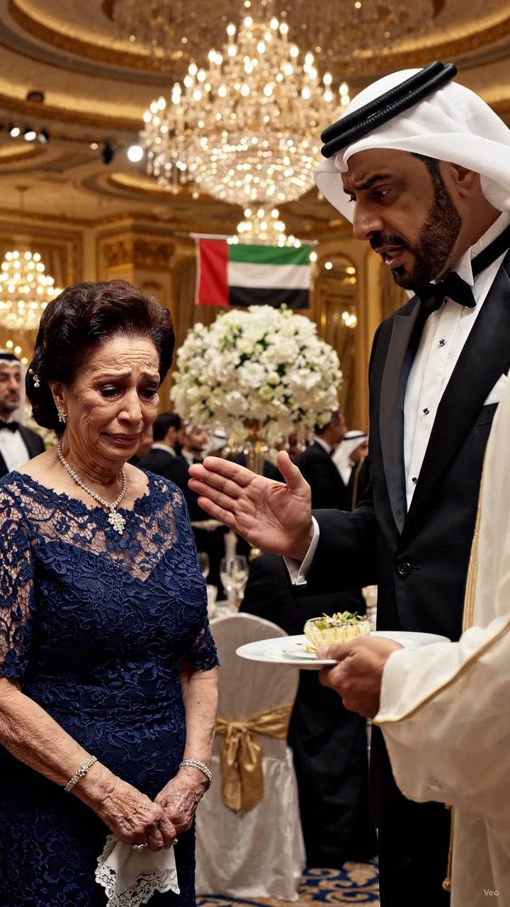 She Reached Toward a Plate of Salmon at Her Grandson’s Wedding and her Own Son stoppedped the Waiter in Front of 200 Guests. " أنت لست أسرة. لا تخدمها " 005