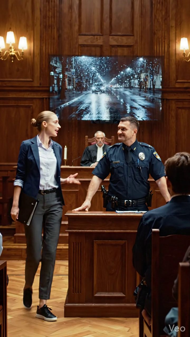 Megnevettetett, amikor a tinédzser ügyvéd besétált, és abbahagyta a nevetést, amikor a jelvény elkezdett vérezni.