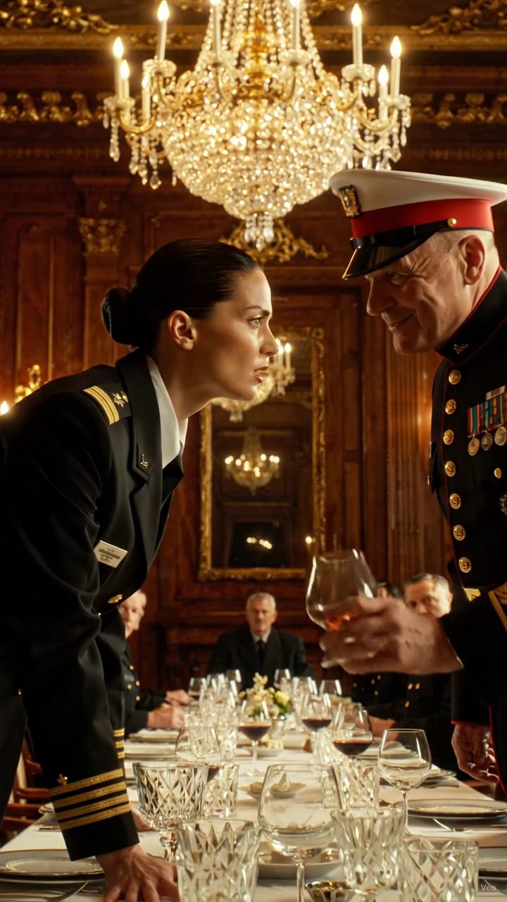 “Mein Stiefvater hat meine Marine Karriere für Jahre bei Elite Militär Abendessen... bis ich das Call-Zeichen, das drei Admirals gemacht sofort nach oben” 025