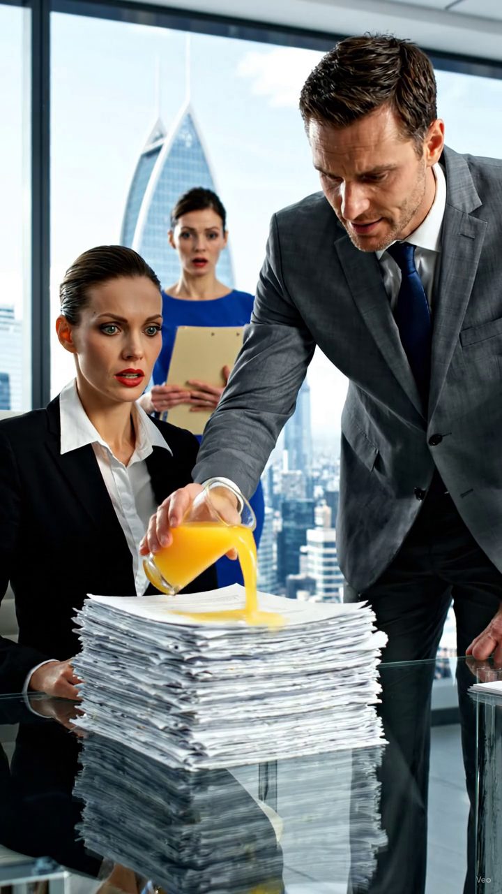 Bringen Sie nicht Frühstück zu meinem Treffen, sagte mein Chef, dann schnarchte er meinen Orangensaft, schüttete es über den Bericht, den ich drei Wochen angelegt habe, und lassen Sie alle beobachten, wie ich dort stehe, während einige von ihnen lachen, als meine Arbeit nichts bedeutete.