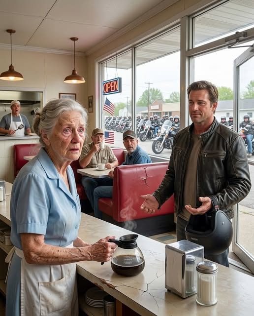 Un desayuno gratis traído noventa y siete bikers de vuelta al restaurante de Ellie thuyhien Heartbroken