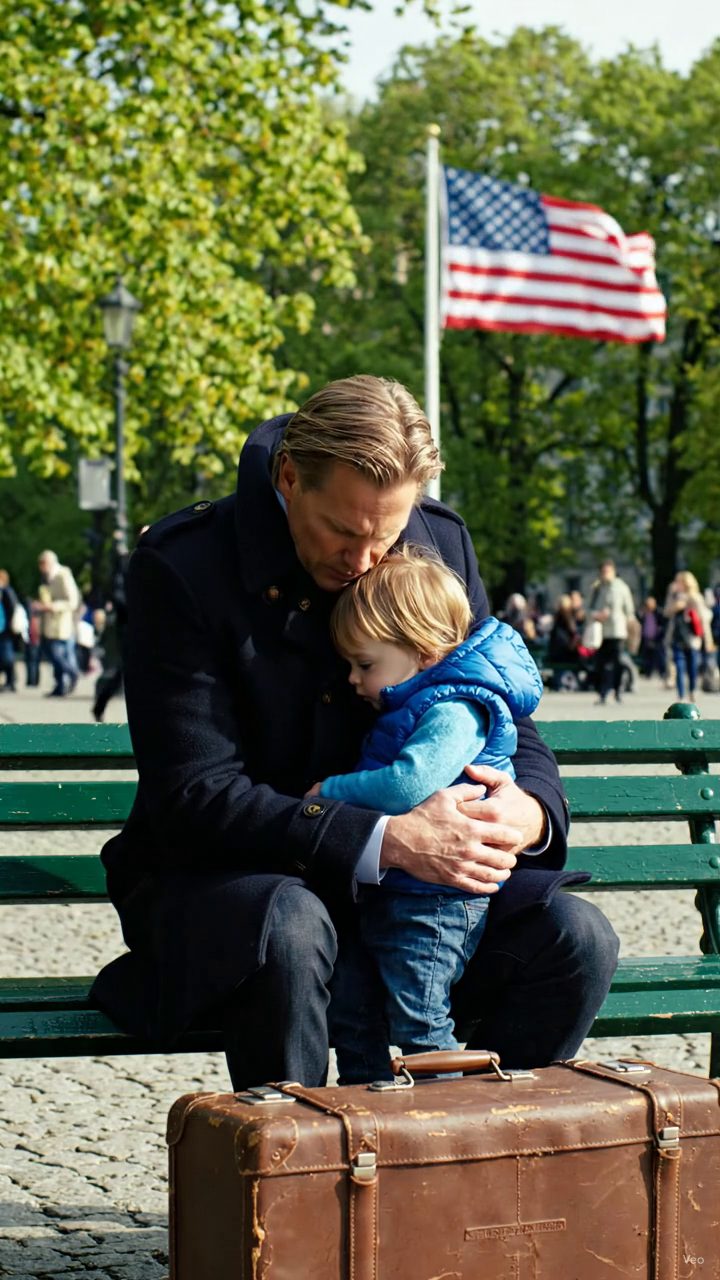 Der Tag, an dem ich meinen Sohn auf einer kalten New Yorker Parkbank mit drei Koffern saß, einen vierjährigen, und nirgendwo mehr zu gehen, dachte ich, der schlimmste Teil war zu hören, dass die Familie seiner Frau ihn herausgeworfen hatte und ihn von allem abgerissen hatte, aber dann sah mein Enkel mich an und fragte:
