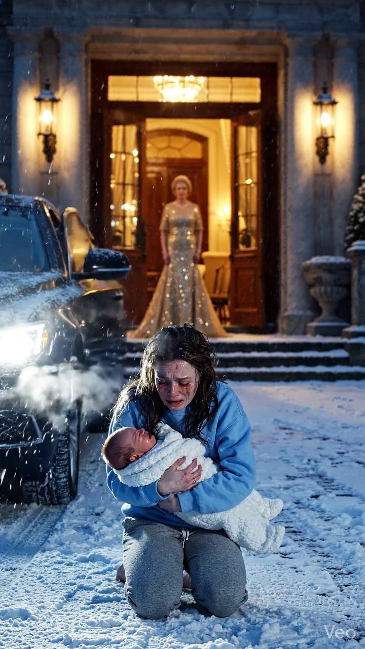 Elle a été jetée dans la neige avec son nouveau-né. Par Dawn, la femme qui a fermé la porte la suppliait de revenir.