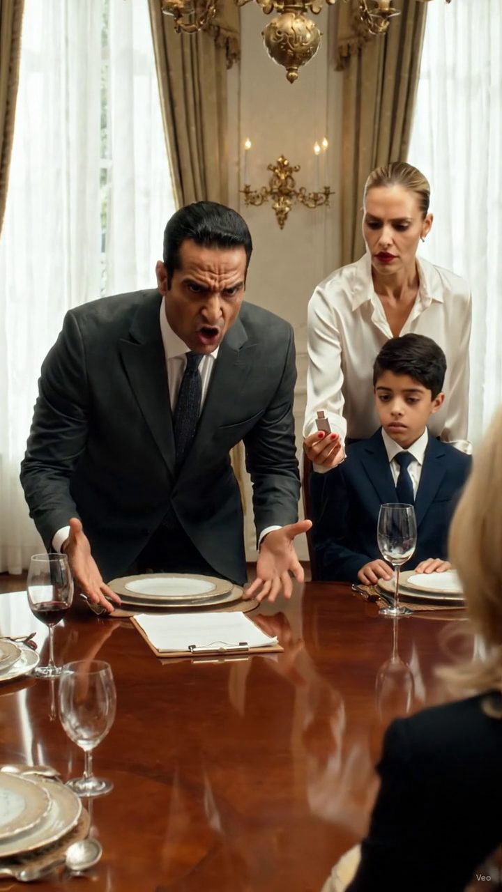 Cuando mi familia rodeó a mi hijo de once años en la cena del domingo y le acusó de robar diez mil dólares de la caja fuerte de mi padre, me quedé callado lo suficiente para poner la única prueba en la mesa que hizo que cada adulto en esa habitación dejara de respirar.