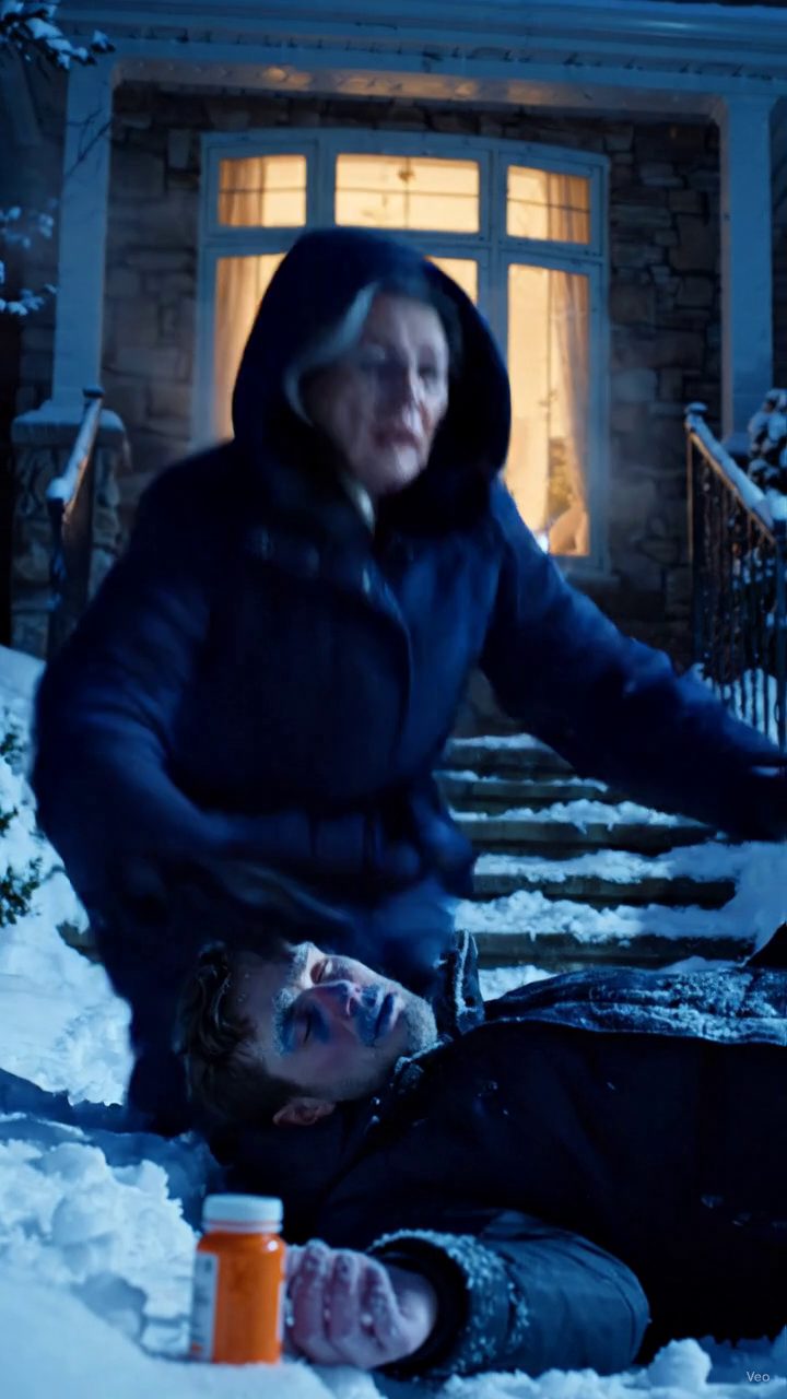 À 23 h 45, le soir de Noël, j'ai trouvé mon fils sur son propre porche, dans la neige, dans un limon bleu et me battant pour respirer, tandis que sa femme a grillé du champagne derrière la fenêtre. Il avait utilisé leur carte de crédit pour les pilules anti-rejet gardant son cœur transplanté vivant, et elle l'avait enfermé dehors jusqu'à ce qu'il s'excuse. Je l'ai conduit directement à la messe générale, et dans cette salle d'attente, j'ai dit cinq mots calmes qui ont fait que tout le monde dans notre famille arrête de faire semblant.