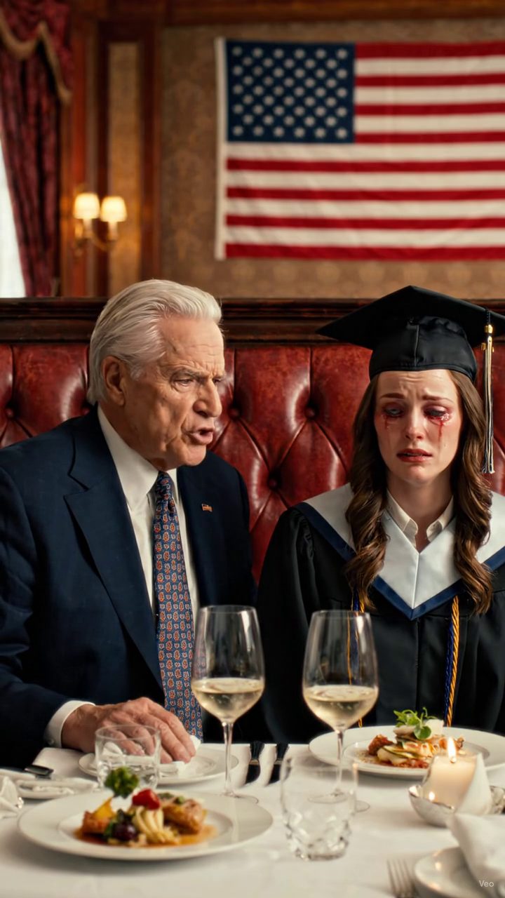 À ma remise des diplômes, mon père a annoncé qu'il me coupait de là, vous n'êtes pas ma vraie fille de toute façon. J'ai souri, j'ai marché sur le podium, et j'ai dit :