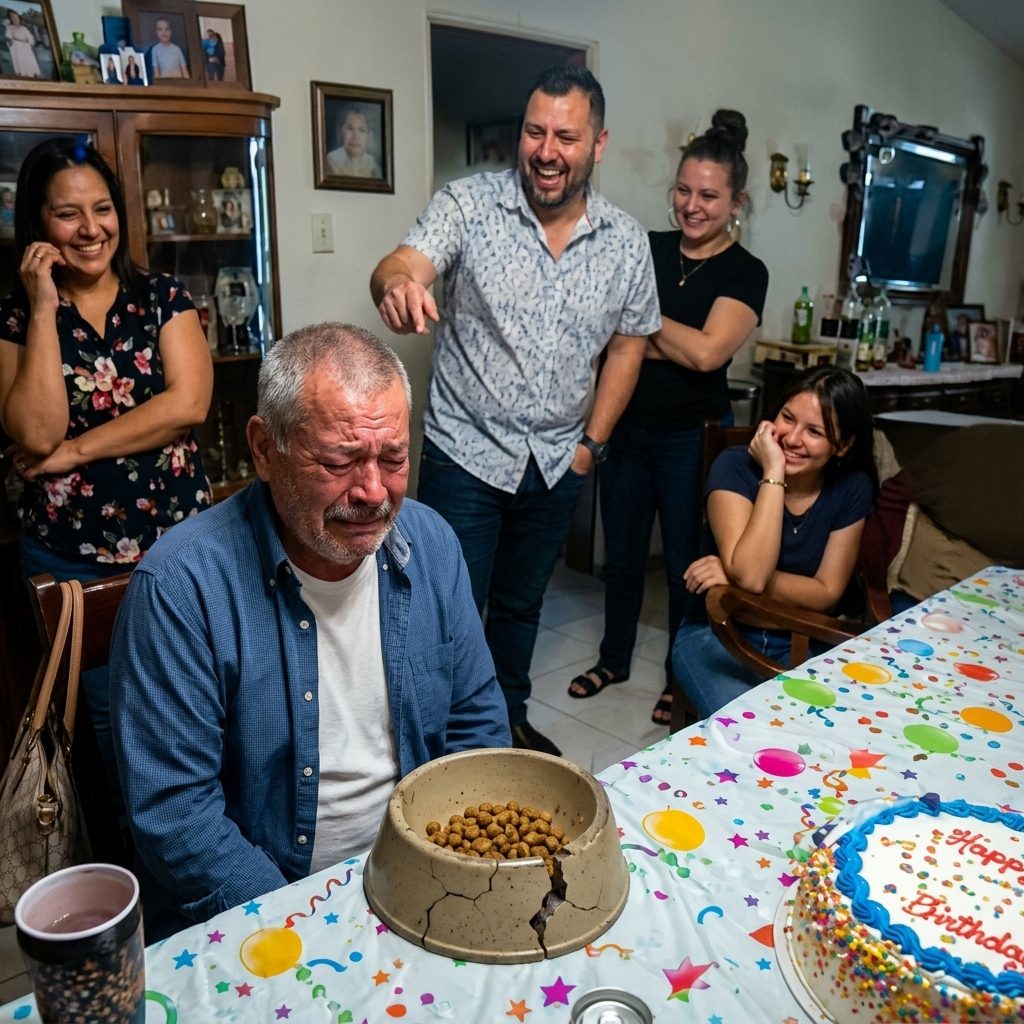 A saját hetvenedik születésnapodon szolgáltak ki, ezért kitöltötted a kártyákat, és a fiadat és a barátnőjét is leleplezted.