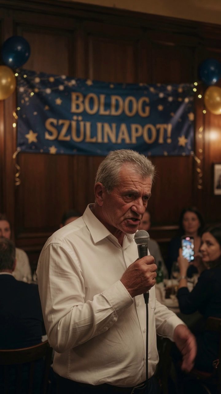 A szülinapomon apám hozzám fordult mindenki előtt, egyenesen a szemembe nézett, és azt mondta: