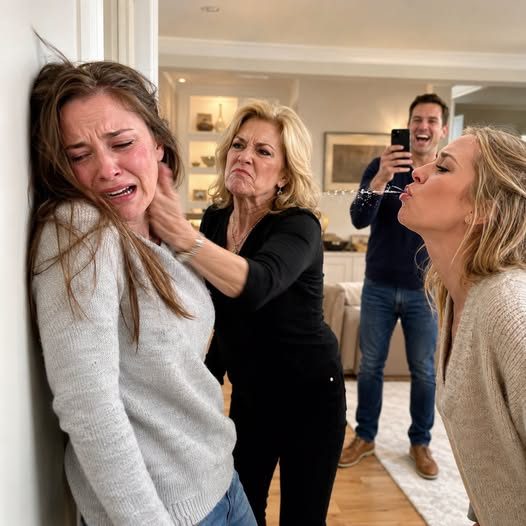 Meine Mutter schlug mich so schwer in die Wand. Meine Schwester im Gesetz sprach über mich, und mein Bruder im Gesetz lachte und nannte mich einen Goldgräber, dachte, mein Mann sei im Dienst. Aber als die Tür öffnete und er in den Raum ging, verließen seine nächsten Worte sie sprachlos mit Schrecken. Wahre Geschichten
