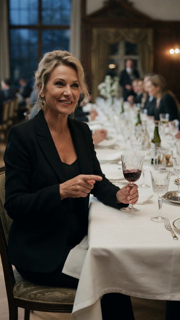 Im Restaurant kündigte meine Mutter an alle “Annabel, suche einen anderen Tisch, dieser ist für die Familie, nicht angenommene Mädchen”; sie alle lachten und vereinbarten, dann beschuldigte mich $3,270 für jedes Abendessen; ich lächelte, nahm einen Schluck und demütig bezahlte die Rechnung, aber dann hörte ich eine Stimme “Nur einen Moment, bitte.”
