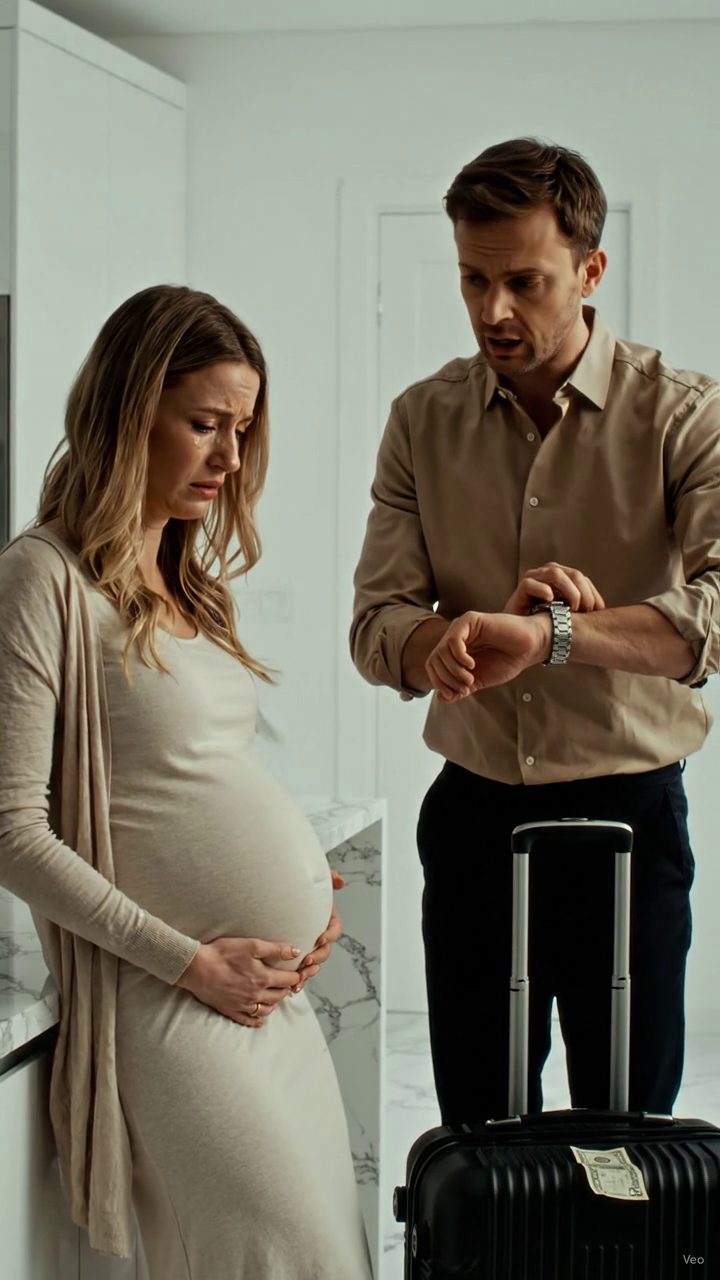 Yo estaba un día lejos de dar a luz cuando mi esposo resolvió el viaje de sus padres... yo era un día desde mi fecha de vencimiento cuando mi esposo