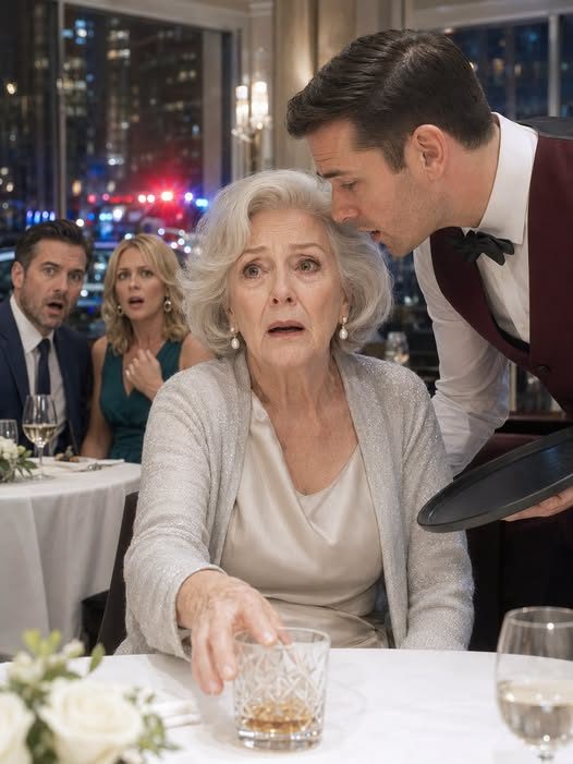 Ich habe Abendessen in einem gehobenen Restaurant mit meiner Tochter und ihrem Mann. Nachdem sie gegangen sind, trat der Kellner näher, seine Stimme kaum über dem Atem, wie er flüsterte, “Ma’am... bitte nicht trinken, was sie für Sie bestellt haben.”