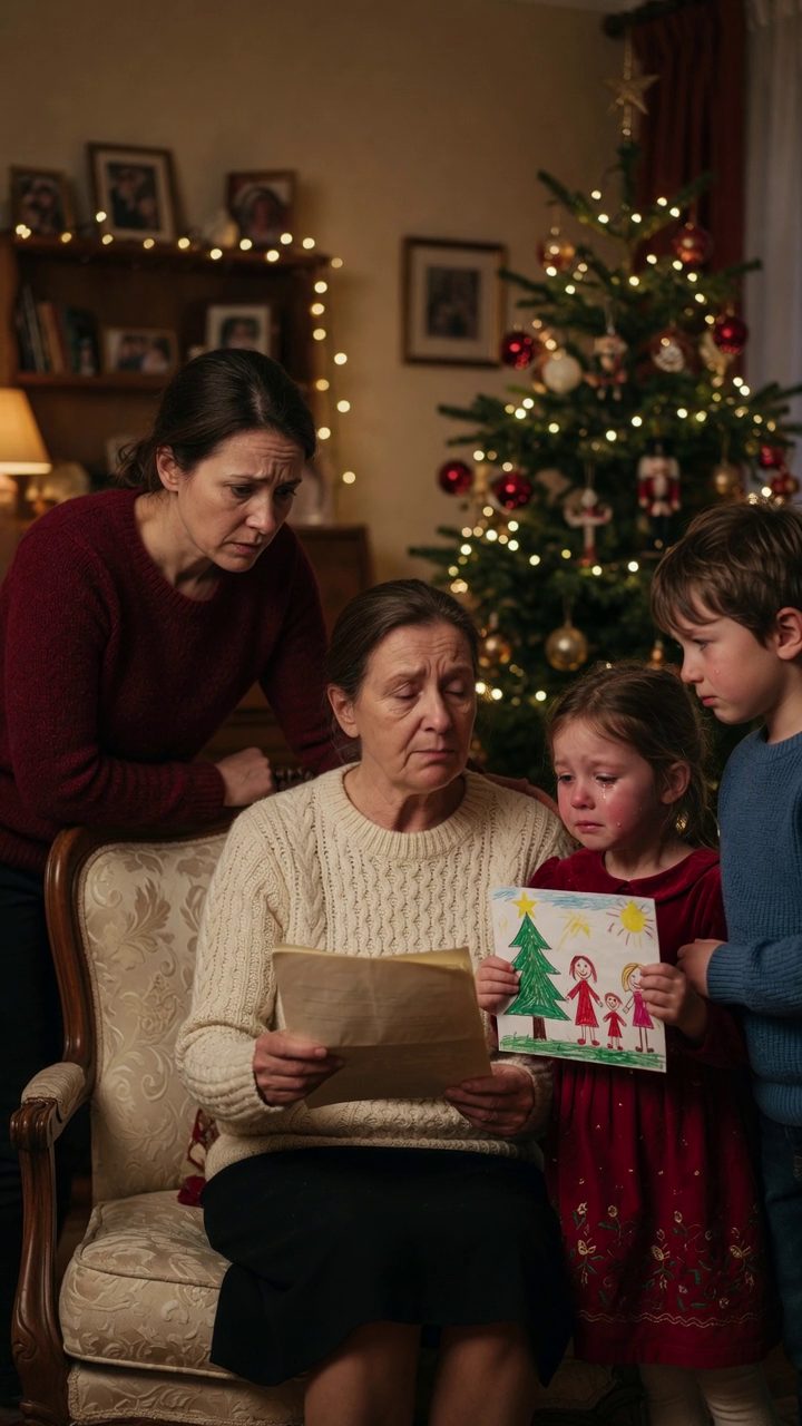 Zu Weihnachten schaute meine Mutter im Gesetz meine 6 Jahre alt an und sagte: „Kinder aus Mamis Betrügerei kommen nicht, um mich Grandma zu nennen“, direkt nachdem meine Tochter das Geschenk abgelehnt hatte, das sie stolz gemacht hatte. Dann stand mein Sohn auf und sagte das. Das ganze Zimmer war tot.