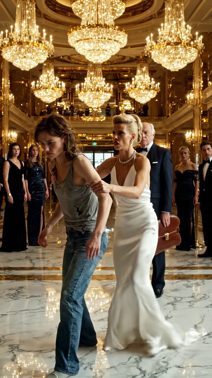 A gazdag szocialit áthúzott egy szegény fiatal nőt egy luxushotel lobby soha nem veszi észre, hogy megalázta az igaz tulajdonost