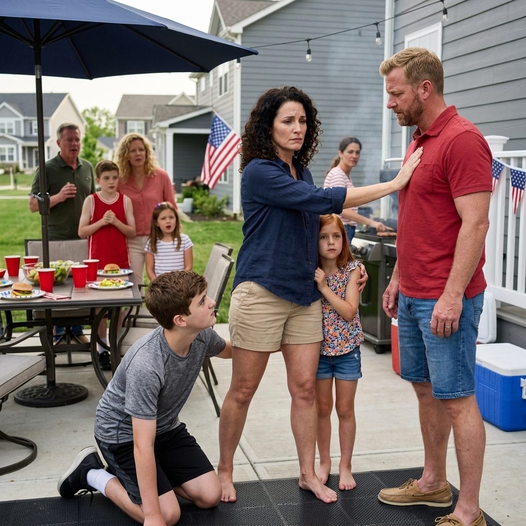 cnu Mein Bruder im Gesetz quälte meinen dreizehnjährigen alten Sohn bei einer Familie Cookout, dann drehte seine Witze auf Mich, während mein Ehemann nichts sagte. Ein paar Sekunden später entdeckte er genau, wie falsch er über die “Quiet” Tante war.