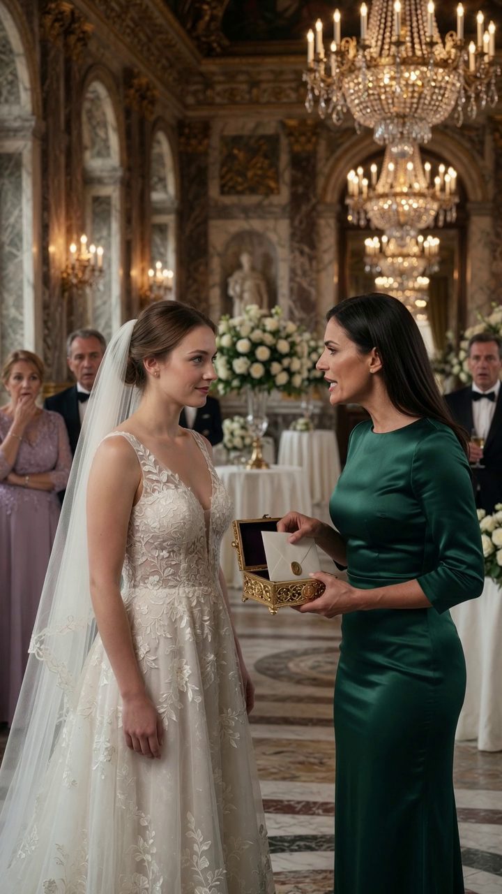 Au mariage de ma sœur, j'étais assise dans le hall, alors j'ai laissé ce qui s'est passé.