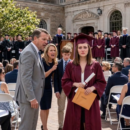 En mi graduación, mi padre me abofeteó tan fuerte que mi birrete cayó al suelo. Mi madre gritó ... Todos esperaban que me derrumbara, pero recogí mi diploma, pedí el microfono y revelé la verdad que mi familia había escondido durante 4 años. Uutiset