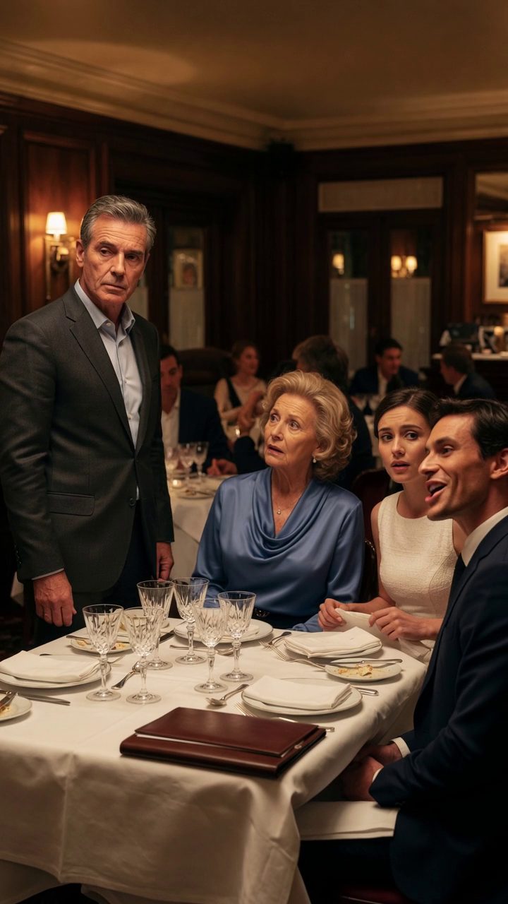Pendant le dîner de famille, mon beau-père m'a regardé et m'a dit :