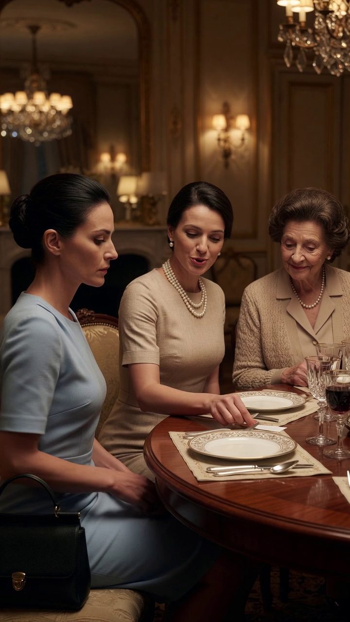 Ils l'ont appelée la dame de nettoyage au dîner