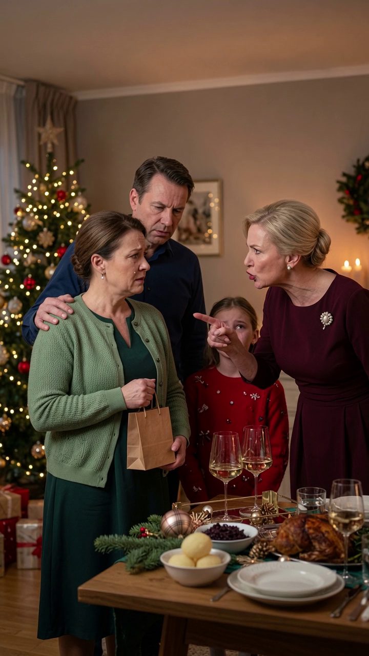 Meine Mutter kreuzte eine Linie mit meiner Frau zu Weihnachten...