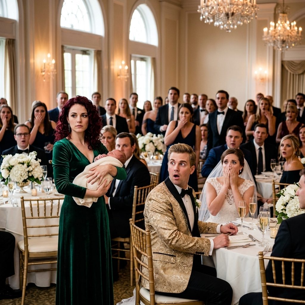 vf Acht Monate nach unserem Scheitern, Mein Ex Husband hat mich zu seiner Hochzeit eingeladen und mich verspottet, weil seine Herrin war schwanger “Unlike Me” Aber ich ging in die Kirche halten die drei Wochen alte Tochter Er nie Knew Existed, Exposed the Forensic Audit Proving His Bride Stole My Grandfather’s Inheritance, Froze Ihre Rechnungen vor dem Altar