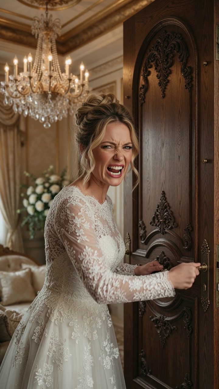 La mariée a enfermé la fille de Groom dans la salle de bain, mais on a fait l'arrêt de mariage