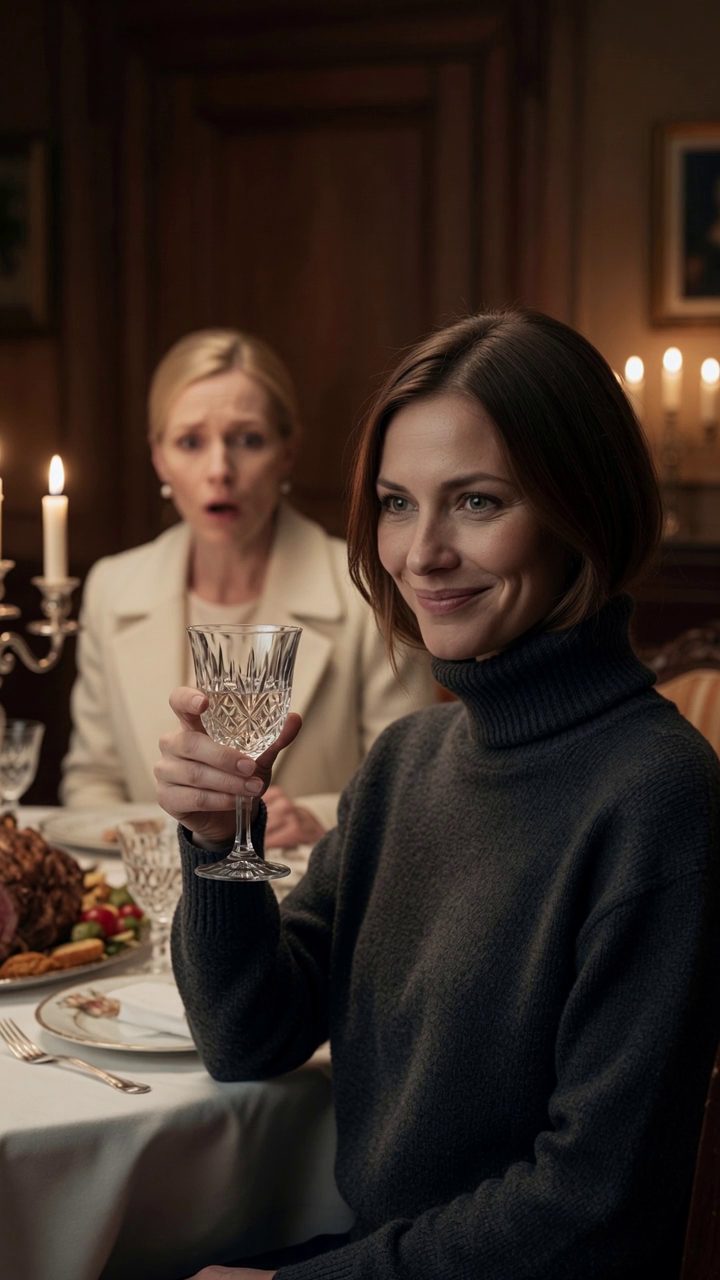 Ich Drove Four Hours for Family Dinner Dad Handed Me the Plates und sagte: „Ihr Bruders Freundin kommt. Ruin das nicht für uns.“ Ich blieb still. Dann ging sie hinein, sah mich und fraß in die Tür...