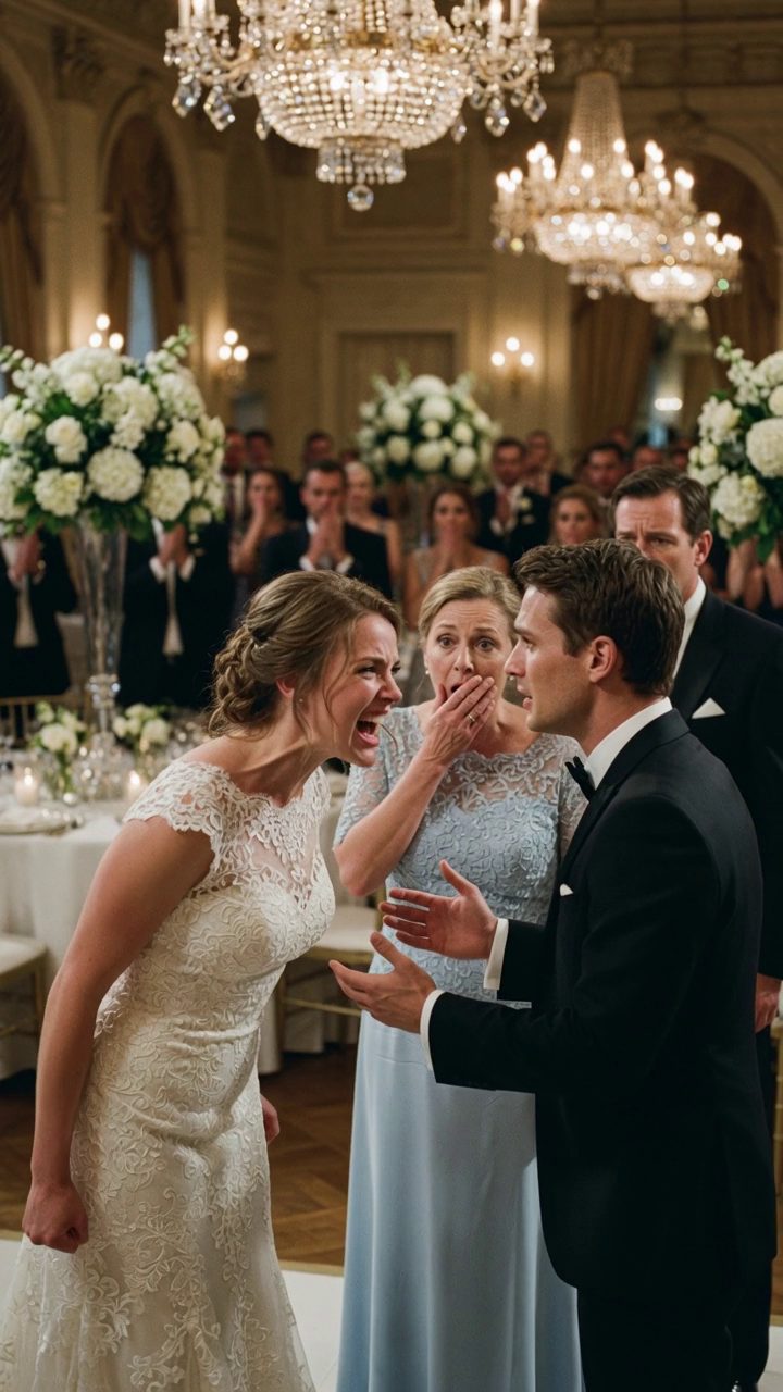 Die Braut meines Sohnes sah mich in den Augen auf die Hochzeit, die ich voll bezahlt habe und sagte, ich gehöre nicht dorthin. Alle warteten darauf, dass ich weine. Stattdessen gab ich einen gefalteten Brief an den Veranstaltungsleiter und die Feier blieb stehen, bevor es begann. Neuer Tag