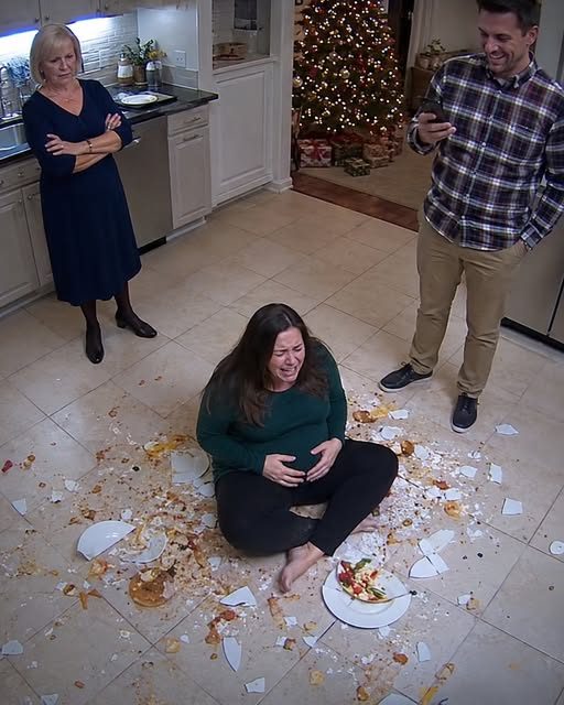 Je n’ai jamais dit à mes lois qui était mon père. A sept mois de grossesse, ils m’ont fait cuisiner le dîner de Noël pour 22 personnes… et quand j’ai essayé de m’asseoir, ma belle-mère m’a poussé tellement fort que j’ai commencé à saigner. J’ai demandé à mon téléphone d’appeler la police, mais mon mari l’a arraché et harcelé, je suis un avocat. Vous ne gagnerez pas. J’ai regardé droit dans ses yeux et lui ai dit calmement : “Alors appelle mon père.” Il rit alors qu’il compose complètement ignorant sa carrière juridique était sur le point de se terminer. nousnews