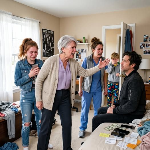 Kiedy mój 11-letni wnuk wyszeptał, że jego nastoletnia siostra krzyczała w pokoju ojczyma, wiedziałam, że coś jest nie tak. Ale nic nie mogło mnie przygotować na ciszę, która spadła, kiedy otworzyłem te drzwi i zobaczyłem, dlaczego wszyscy wyglądali na przerażonych. Królewskie