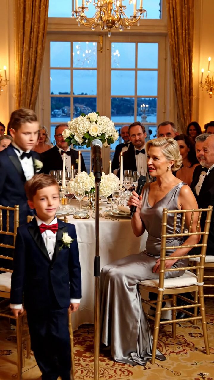 ”Single Mutter Kellnerin bei der Hochzeit verspottet, Mein Sohn verschwand den Raum mit einem Mic Drop Moment”